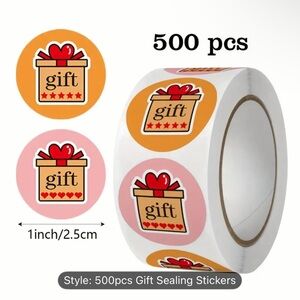 500 Gift Sealing Stickers